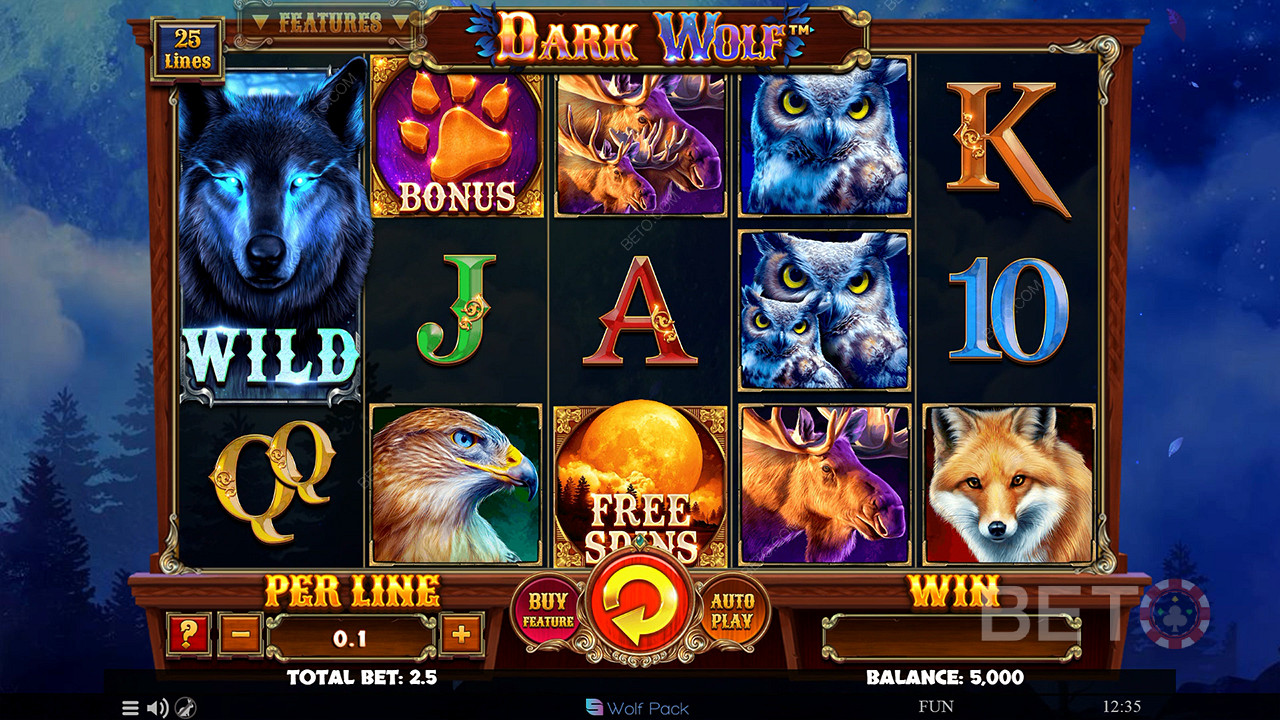 Dark Wolf Spill Gratis
