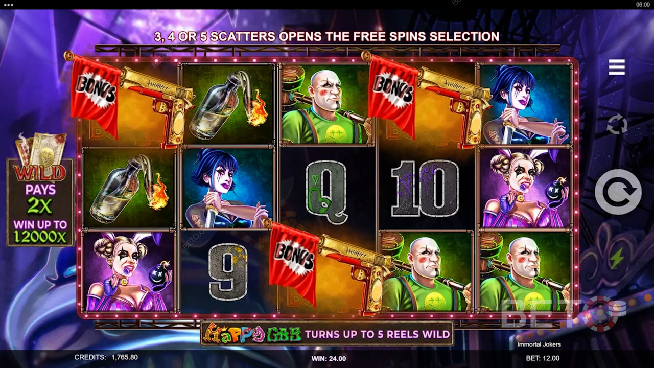 Immortal Jokers Anmeldelse av BETO Slots