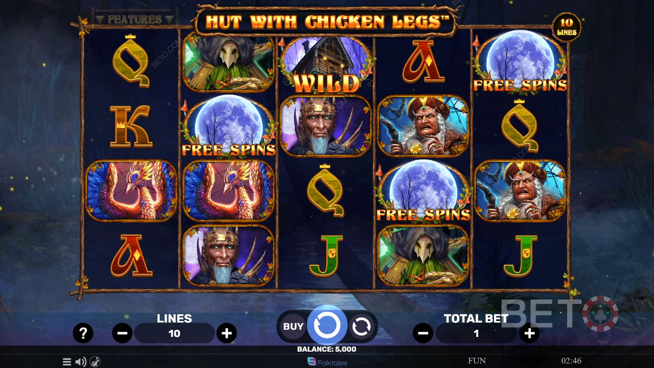 Hut With Chicken Legs Spill Gratis