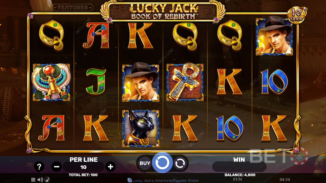 Lucky Jack - Book Of Rebirth Anmeldelse av BETO Slots