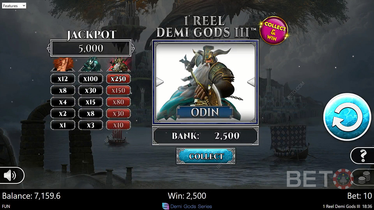 1 Reel Demi Gods III Spill Gratis