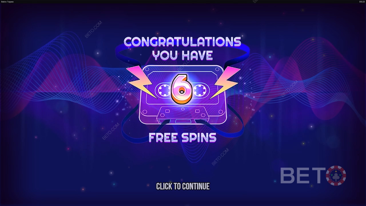 Vinn 10 000 ganger innsatsen din i Retro Tapes Cluster Link Video Slot!