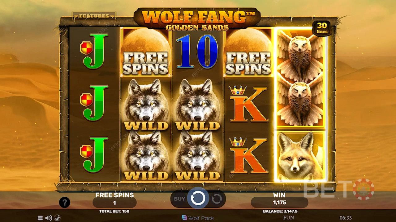 Wolf Fang Golden Sands Anmeldelse av BETO Slots