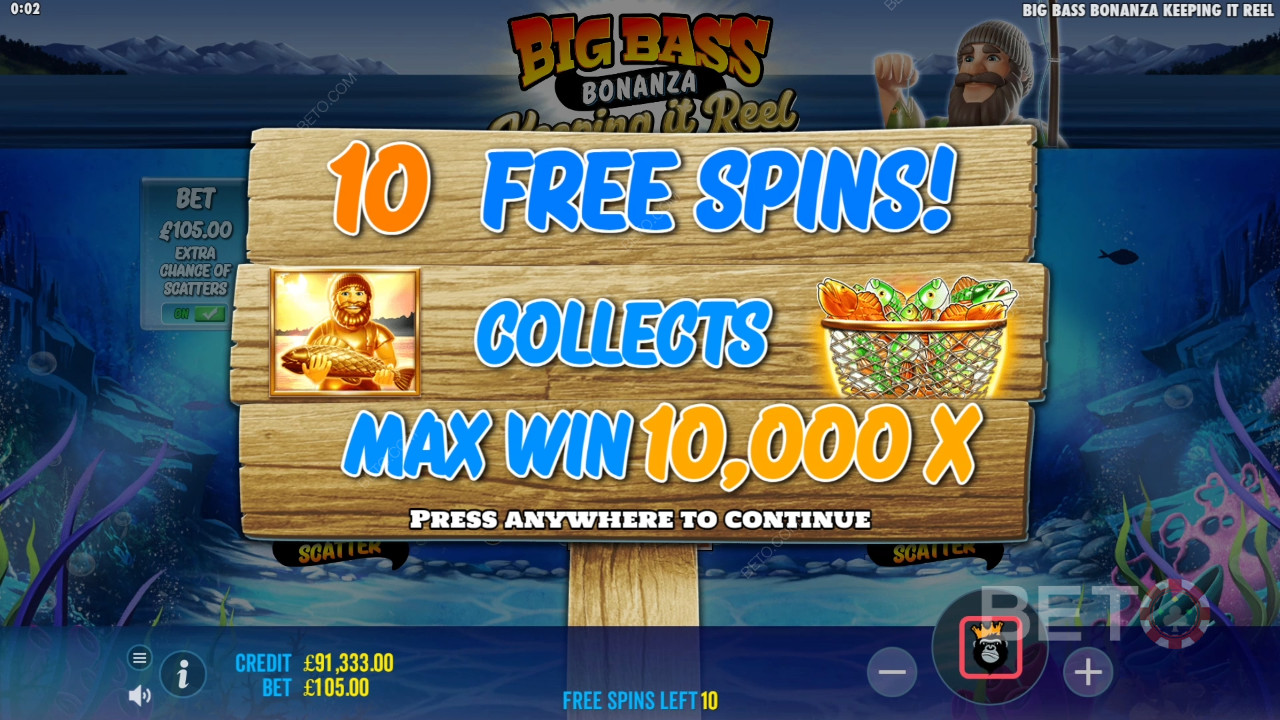 Bonusfunksjoner forklart i Big Bass - Keeping it Reel av Reel Kingdom