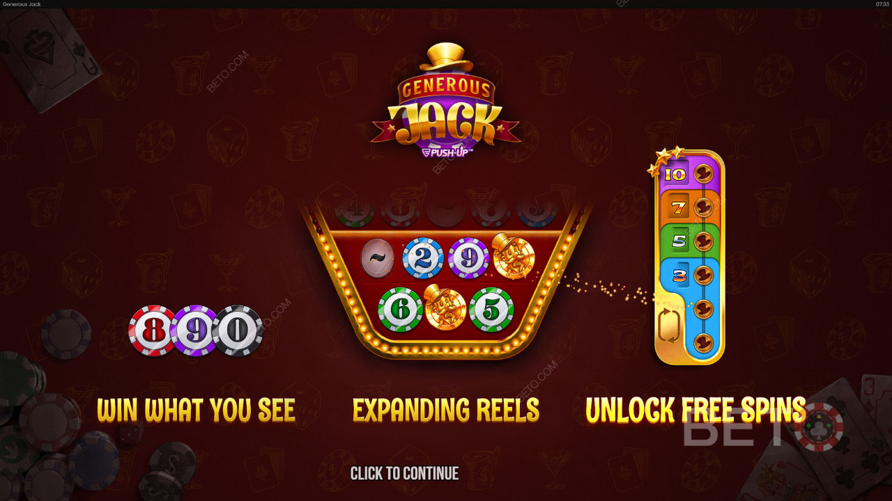 Generous Jack Anmeldelse av BETO Slots