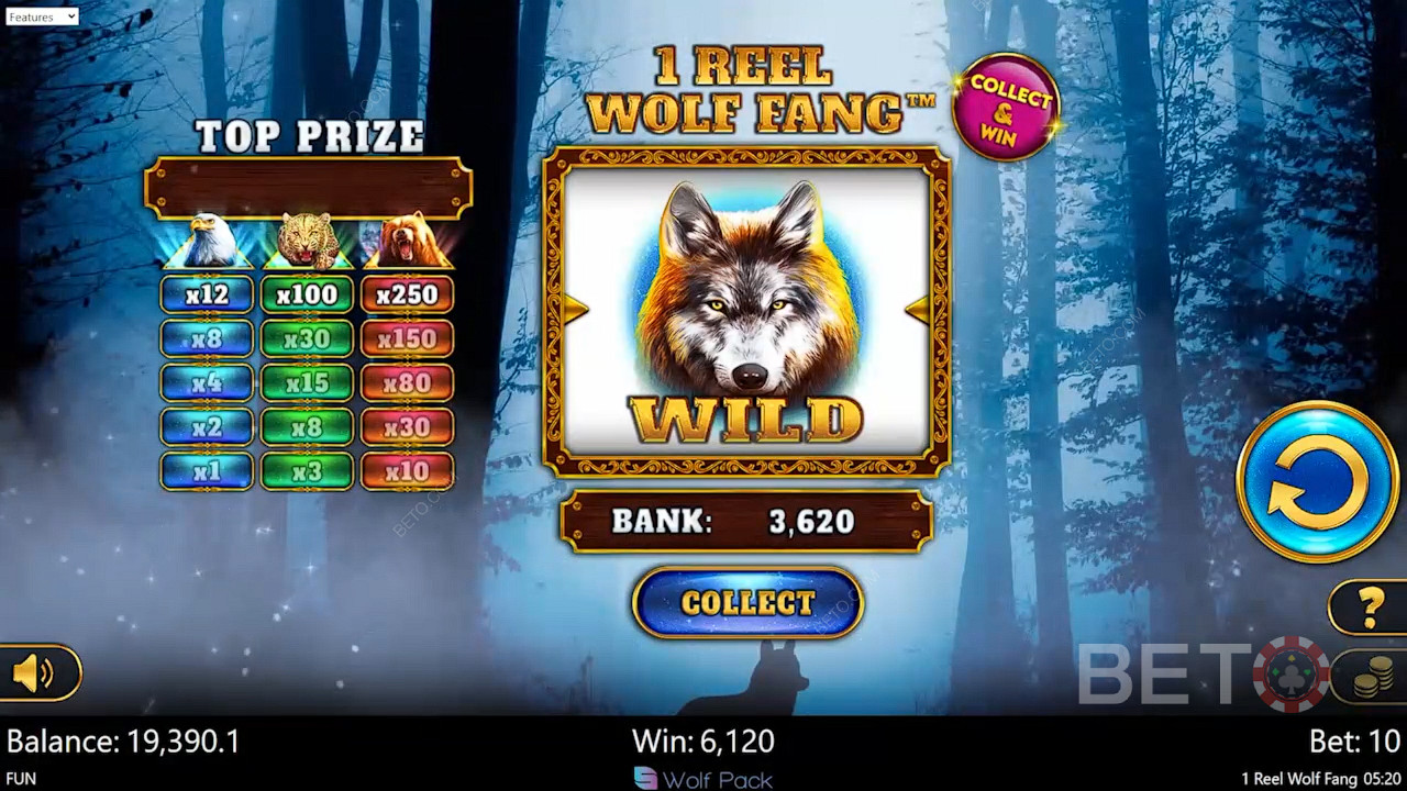 1 Reel Wolf Fang Spill Gratis