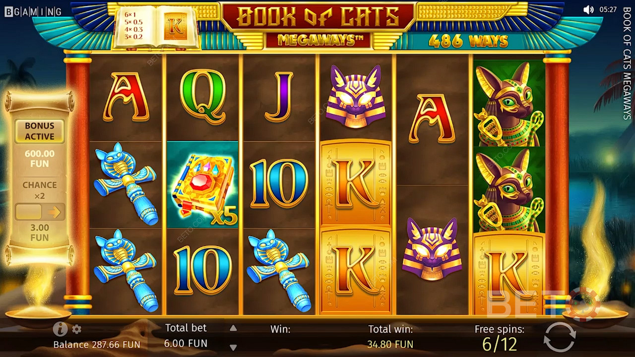 Book of Cats Megaways Spill Gratis