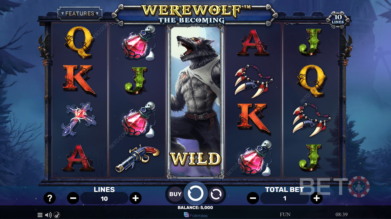Werewolf - The Becoming Anmeldelse av BETO Slots