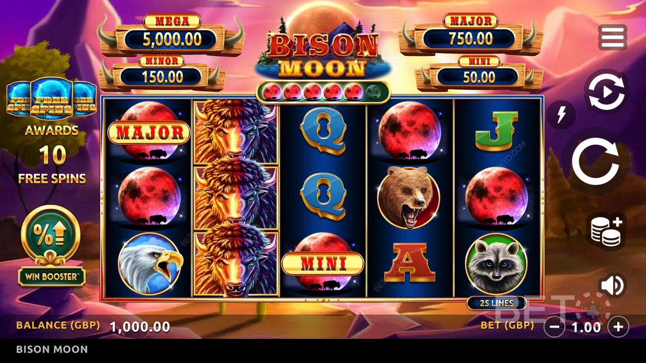 Bison Moon Spill Gratis