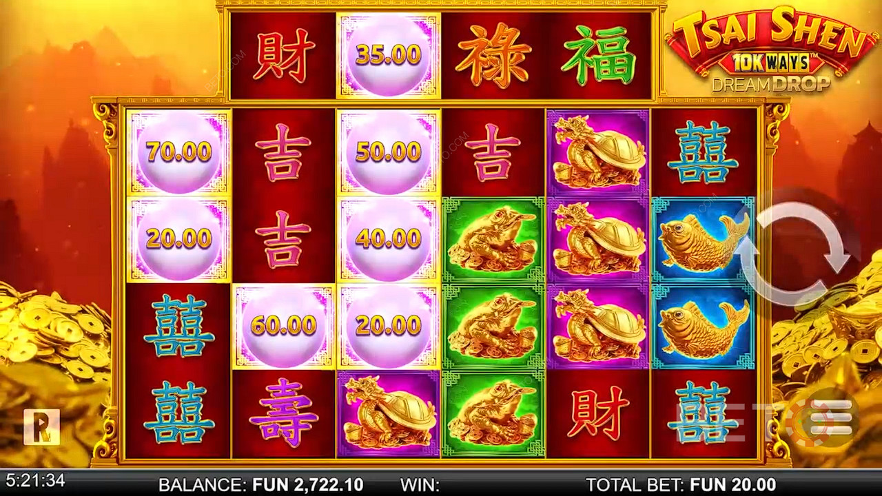 Tsai Shen 10K Ways Dream Drop Spill Gratis