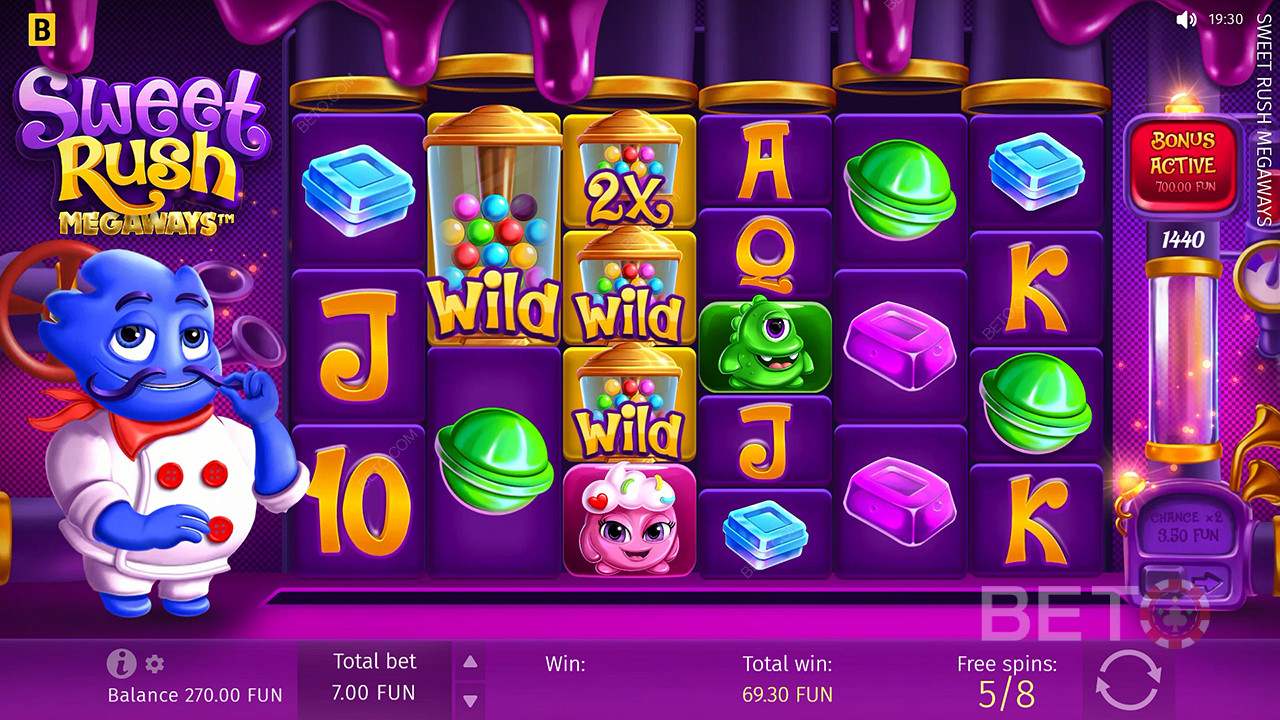 Sweet Rush Megaways Spill Gratis