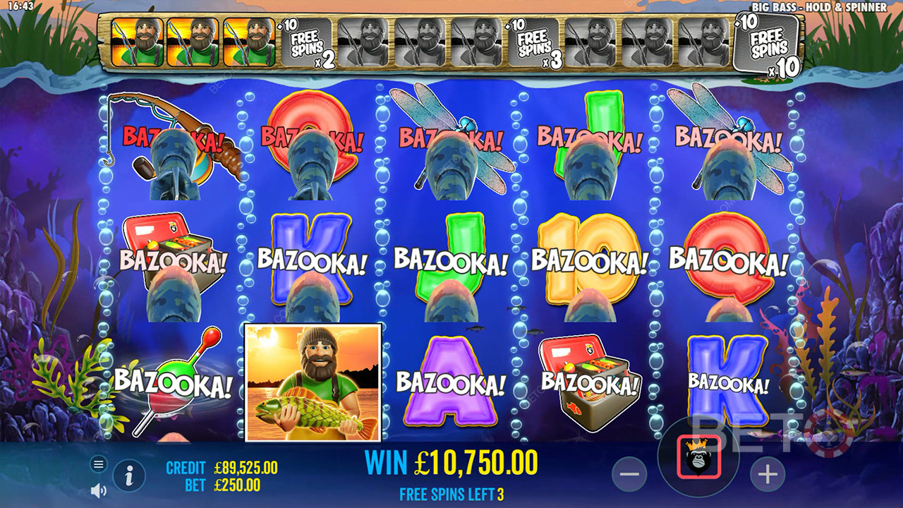 Bonusfunksjoner forklart i Big Bass Bonanza Hold and Spinner av Reel Kingdom