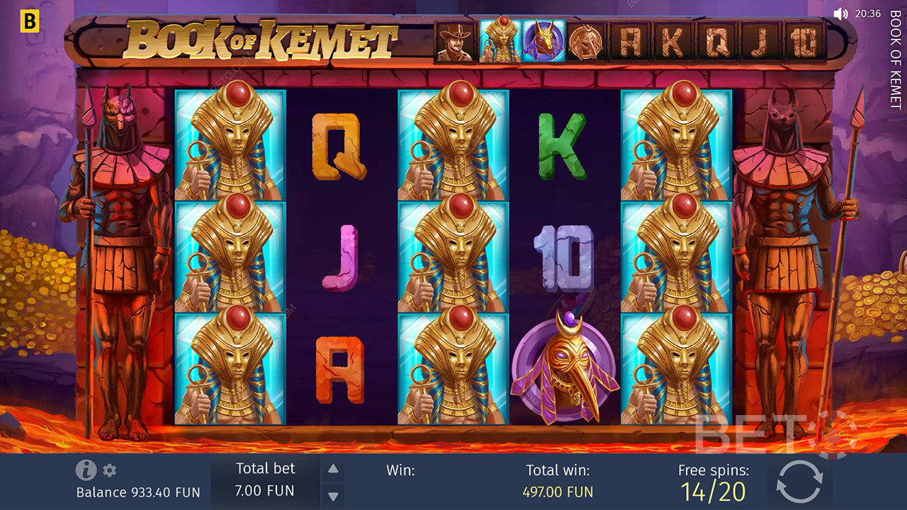 Book of Kemet Anmeldelse av BETO Slots