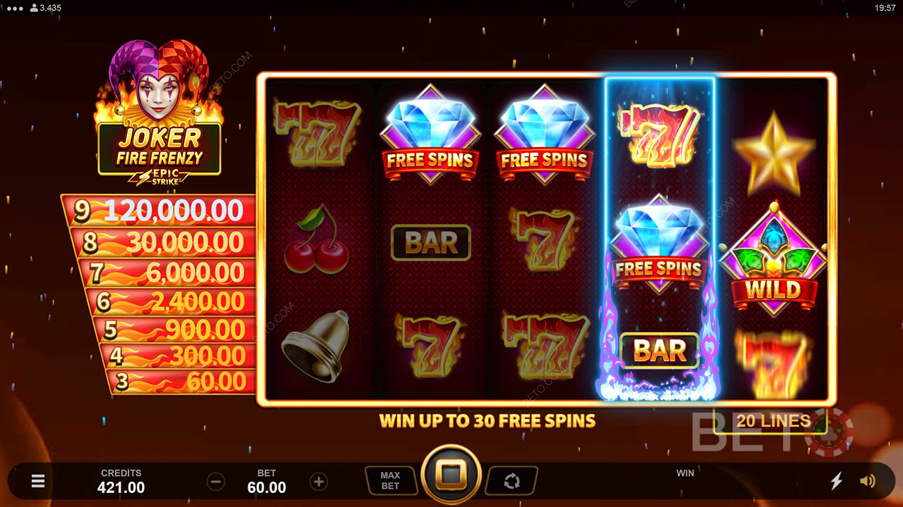Joker Fire Frenzy Anmeldelse av BETO Slots