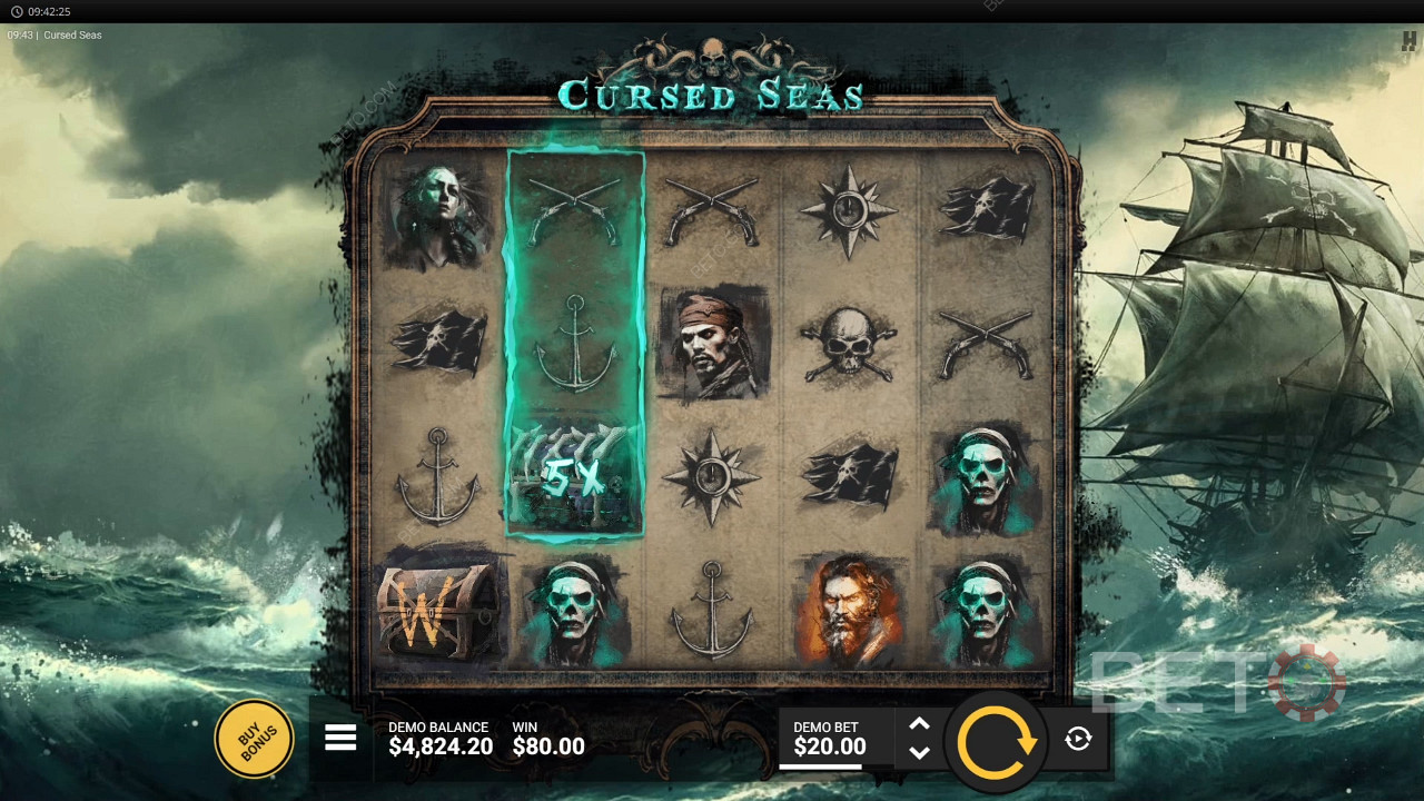 Cursed Seas: En spilleautomat verdt å spinne?