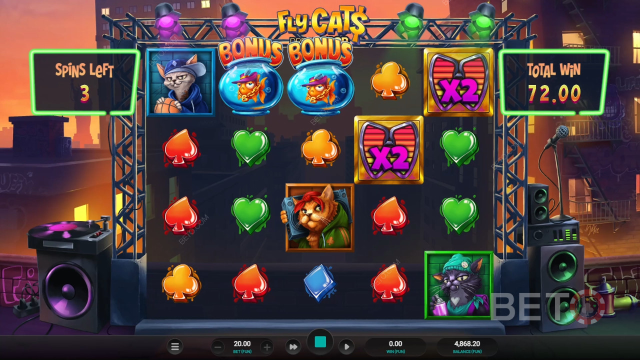 Fly Cats Dream Drop Anmeldelse av BETO Slots