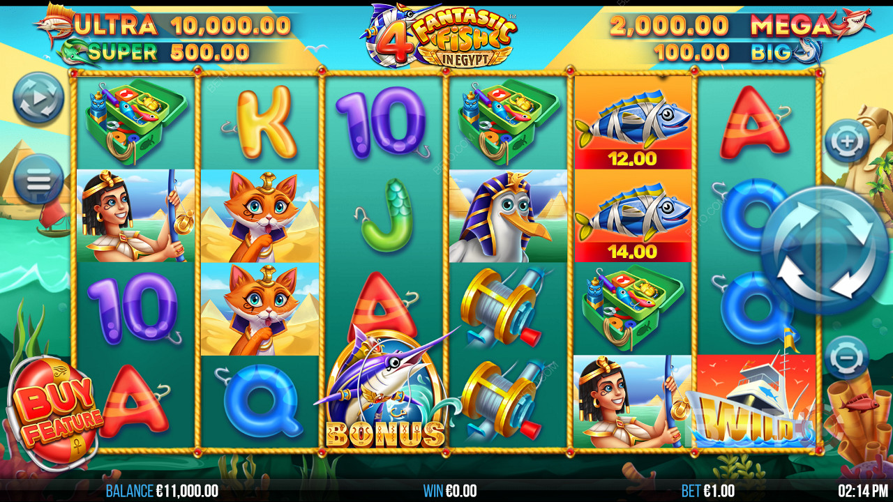 4 Fantastic Fish in Egypt Spill Gratis