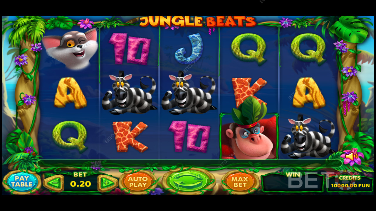 Jungle Beats Anmeldelse av BETO Slots