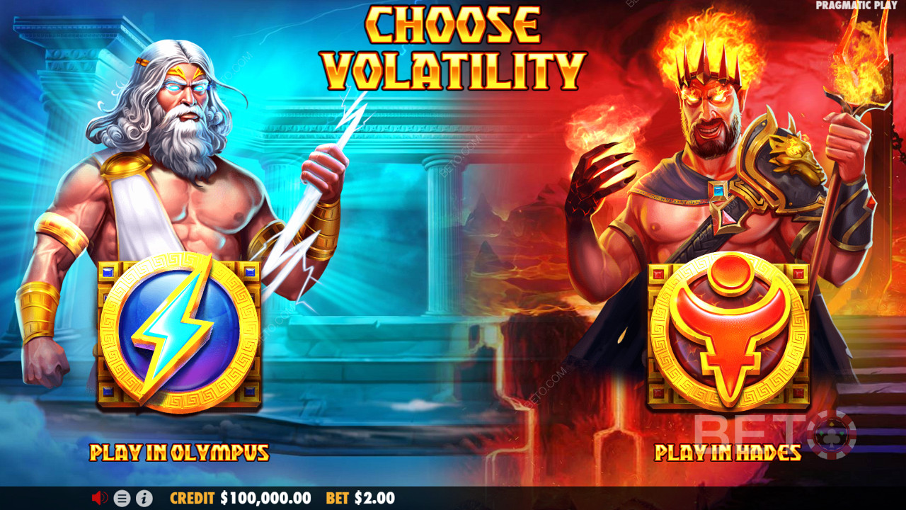 Zeus vs Hades - Gods of War Anmeldelse av BETO Slots