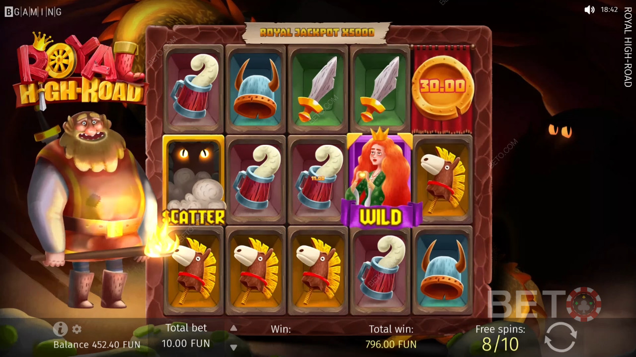 Royal High-Road Anmeldelse av BETO Slots