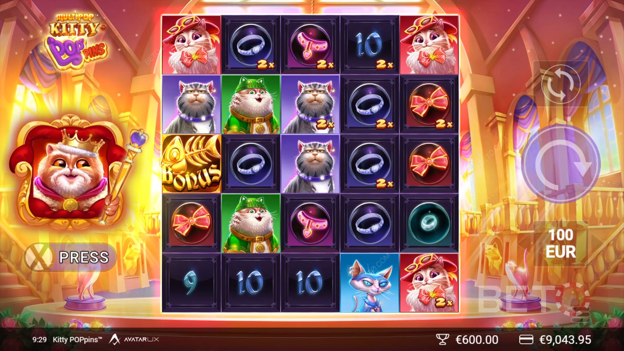 Kitty POPpins Anmeldelse av BETO Slots