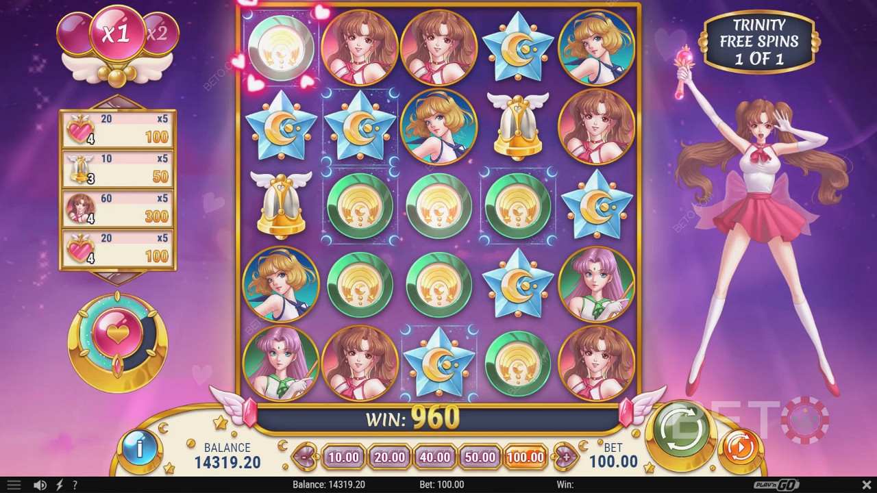 Moon Princess Trinity Spill Gratis