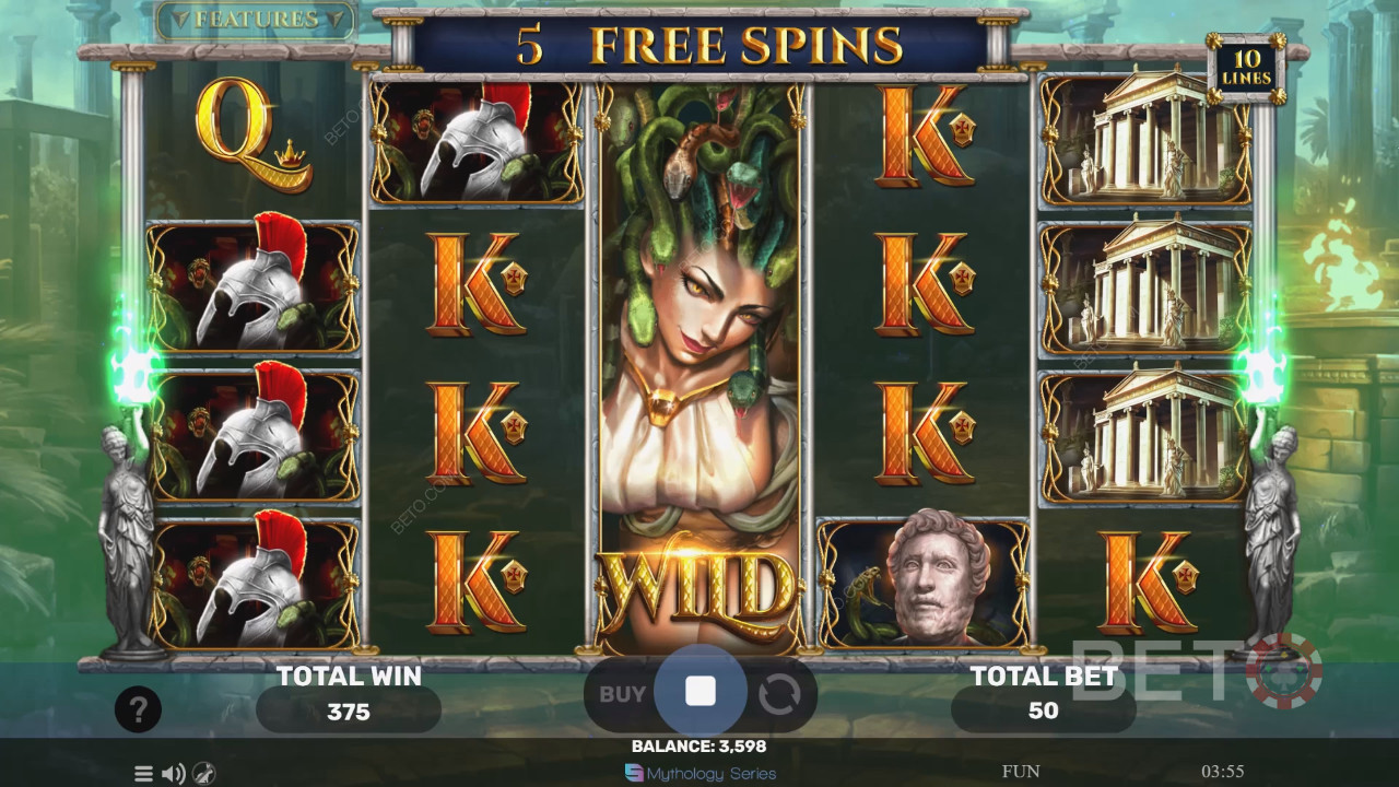 Story of Medusa II Anmeldelse av BETO Slots