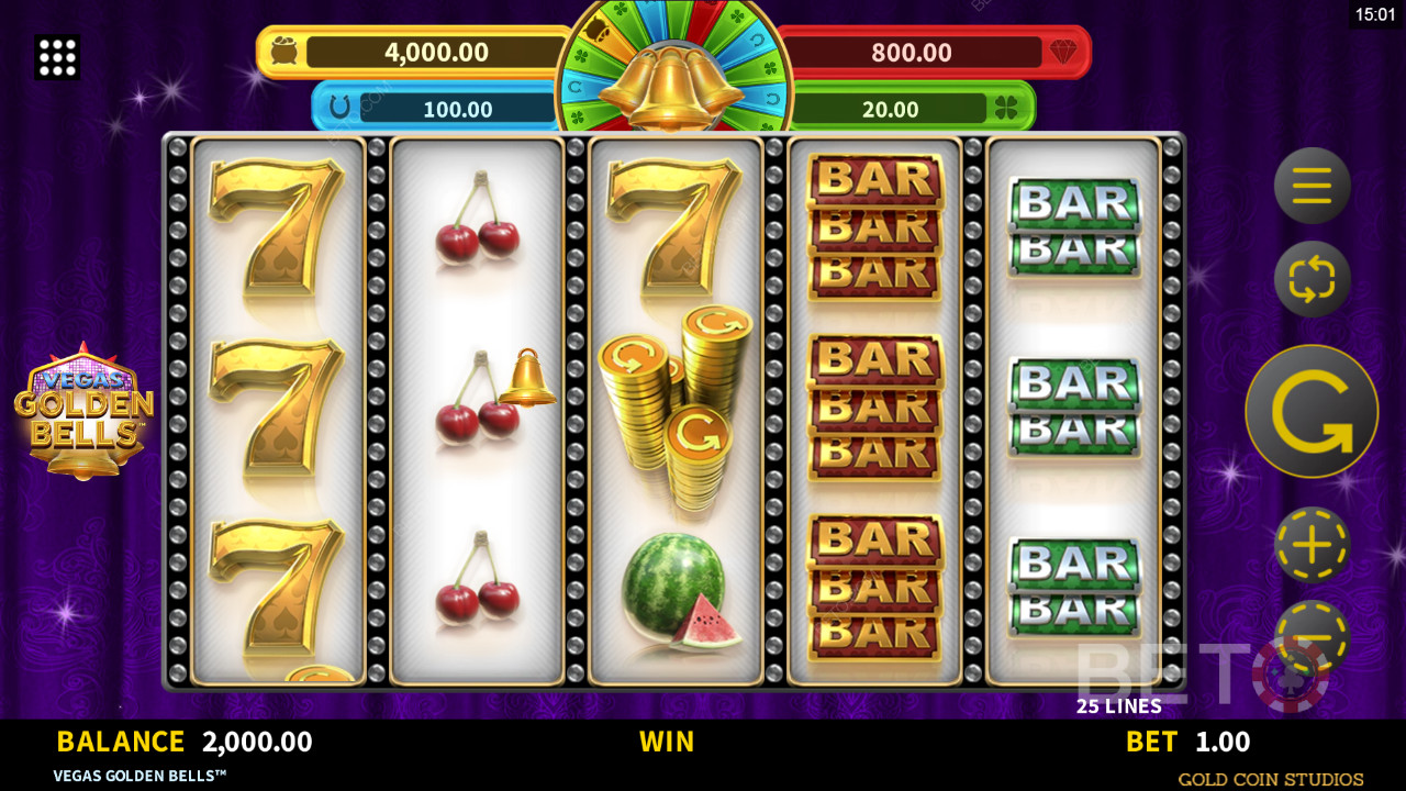Vegas Golden Bells Anmeldelse av BETO Slots