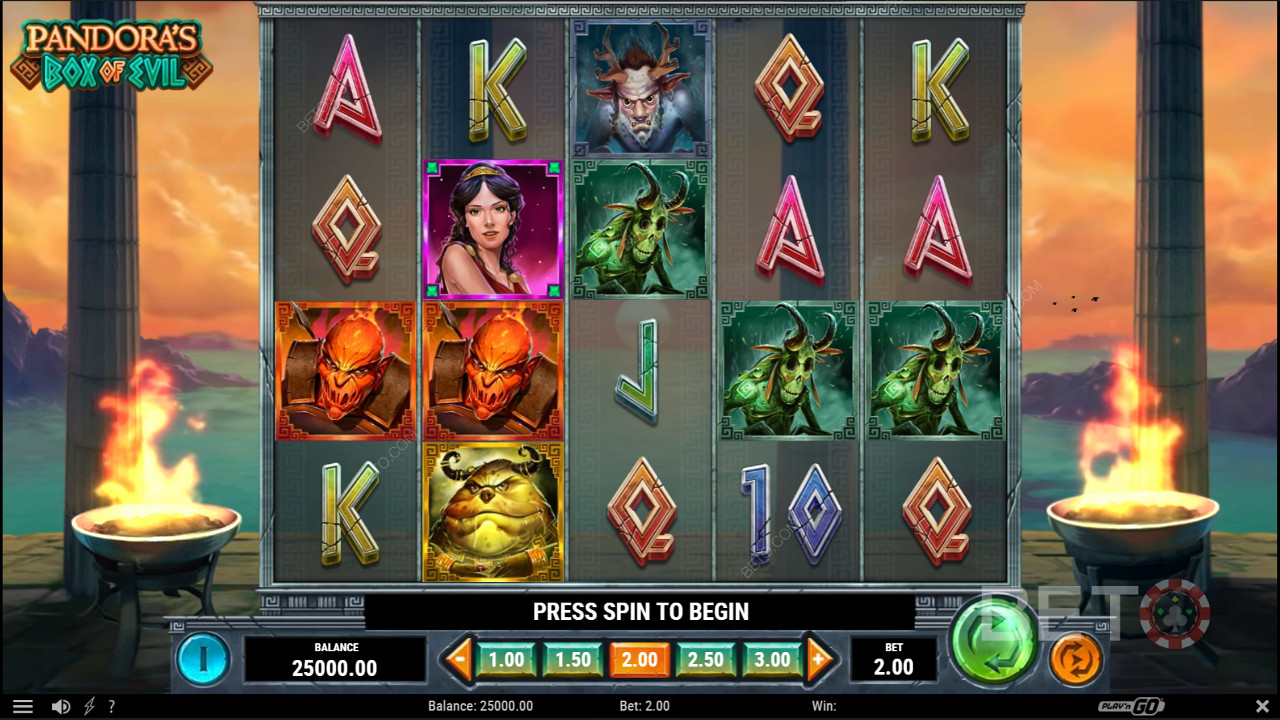 Pandora’s Box of Evil Spill Gratis
