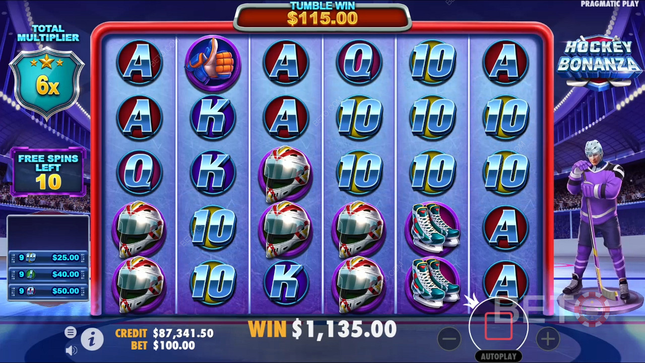 Hockey Bonanza Anmeldelse av BETO Slots