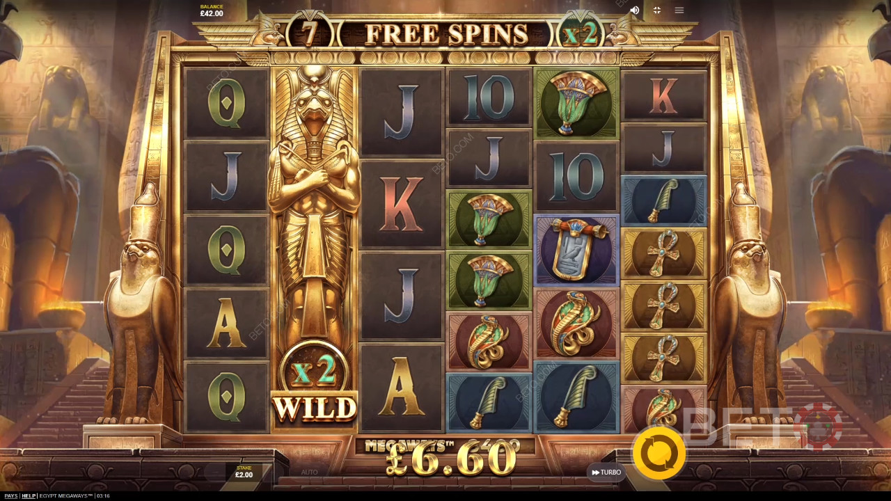 Egypt Megaways Anmeldelse av BETO Slots