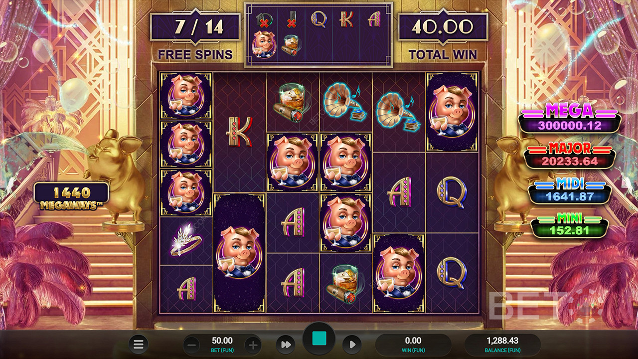 The Great Pigsby Megapays Spill Gratis