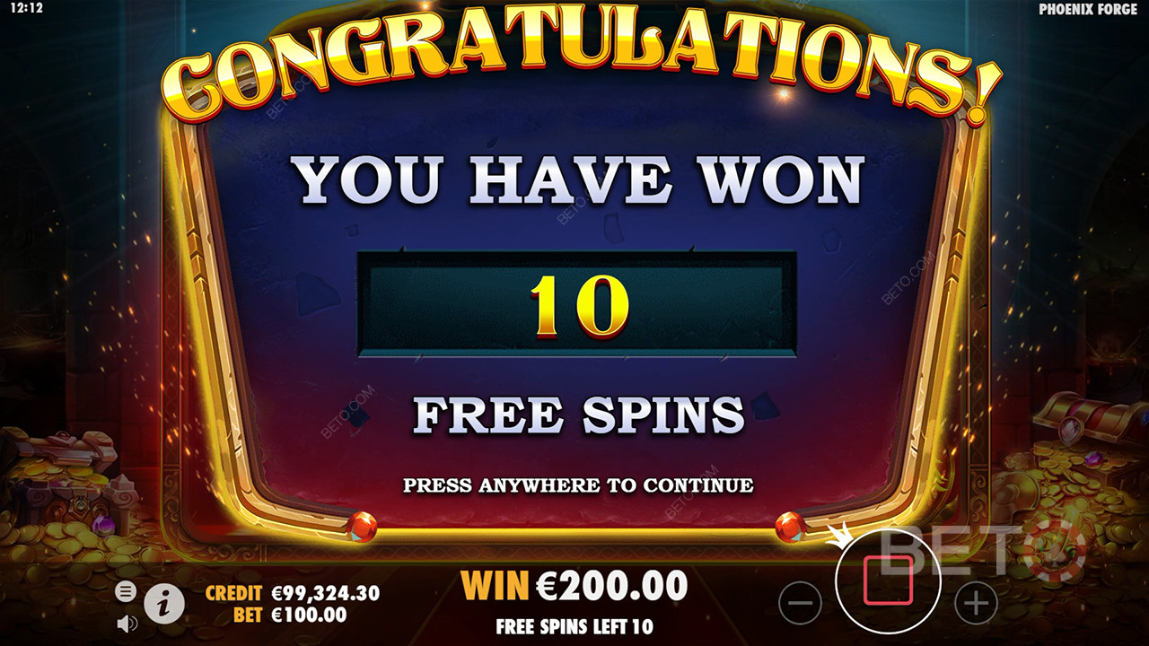 Vinn 5000 ganger innsatsen din i Phoenix Forge Video Slot!
