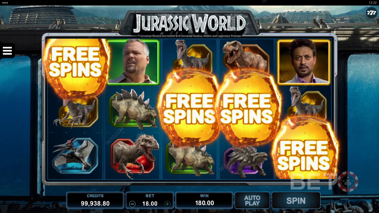 Jurassic World Spill Gratis