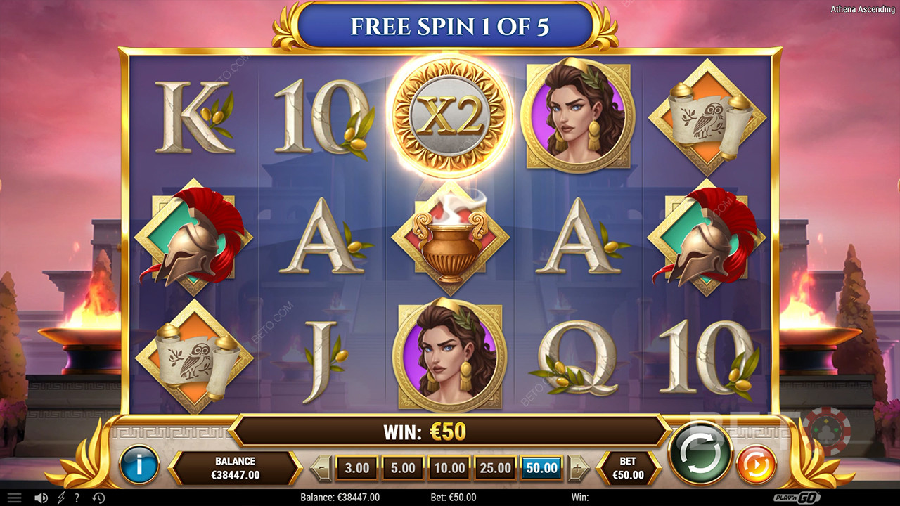 Athena Ascending Anmeldelse av BETO Slots