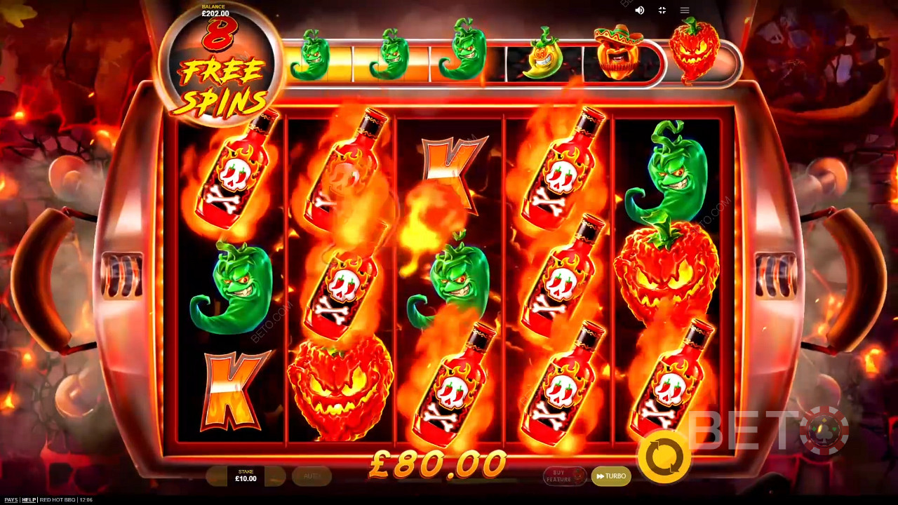 Red Hot BBQ Anmeldelse av BETO Slots
