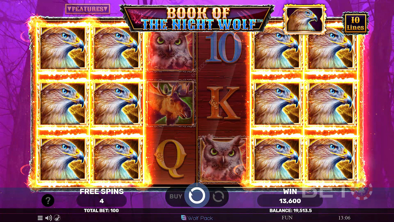 Book of the Night Wolf Anmeldelse av BETO Slots