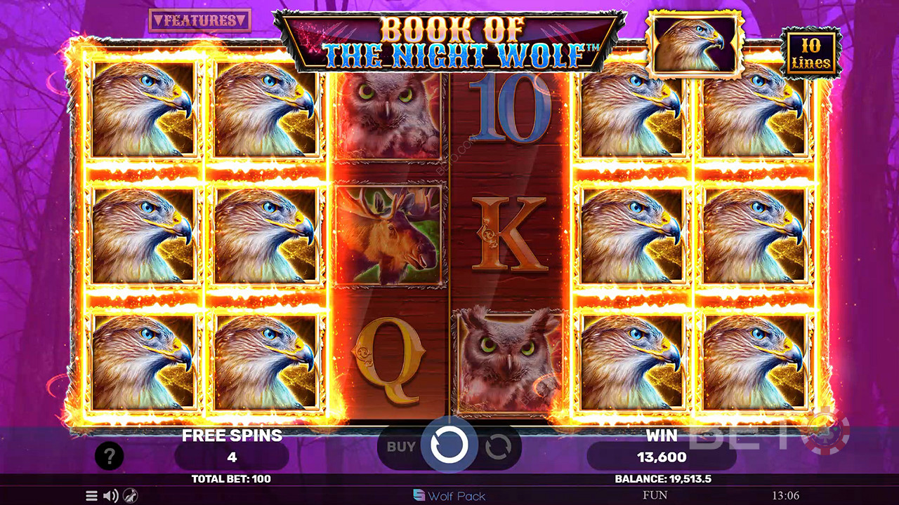 Book of the Night Wolf Spill Gratis