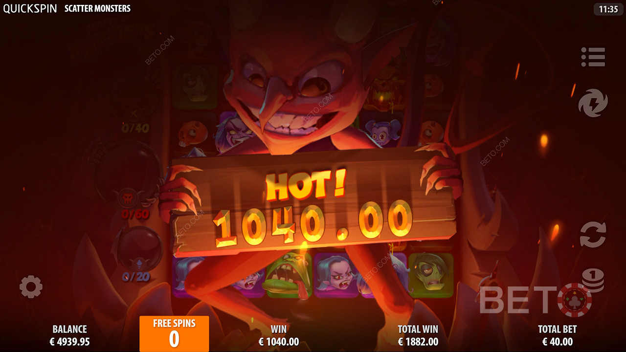Scatter Monsters Spill Gratis