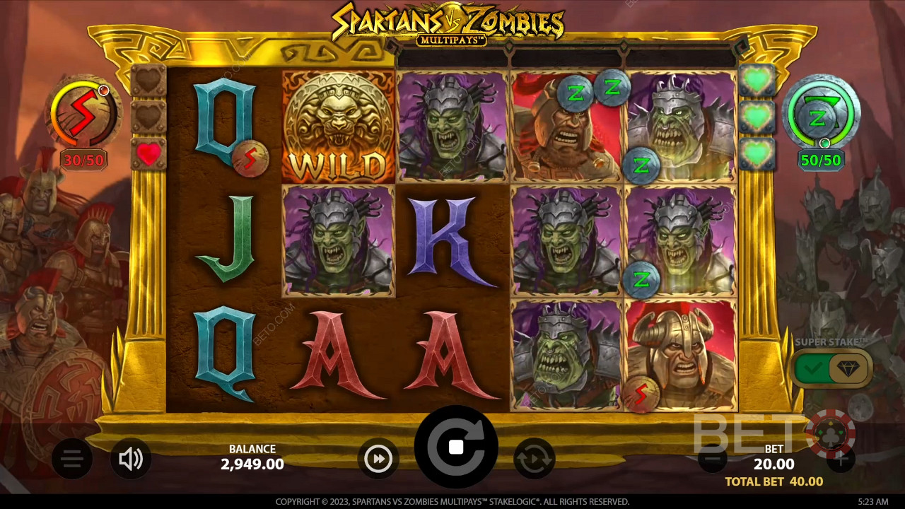 Spartans vs Zombies Spill Gratis