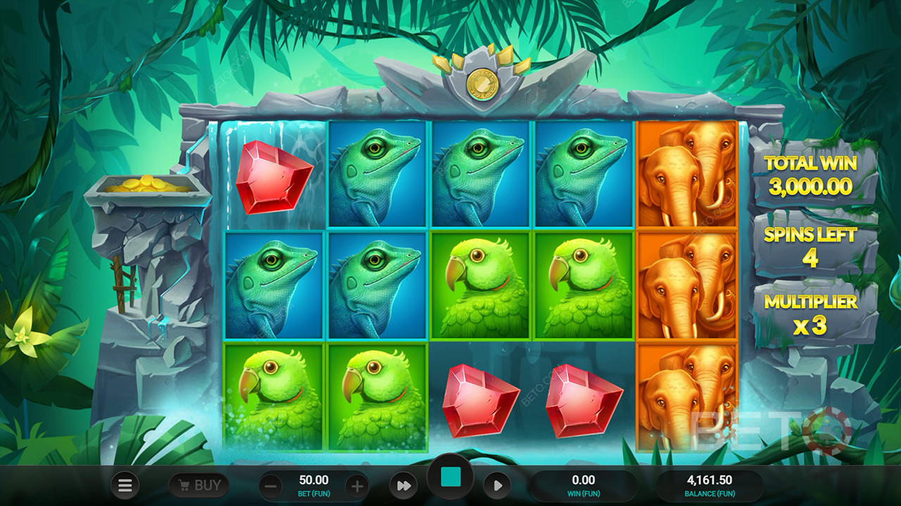 Jungle Jamboree Anmeldelse av BETO Slots