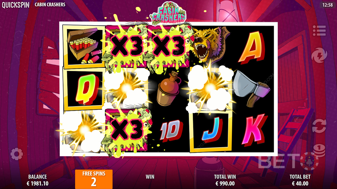 Cabin Crashers Anmeldelse av BETO Slots