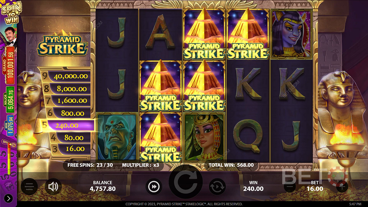 Pyramid Strike Spill Gratis