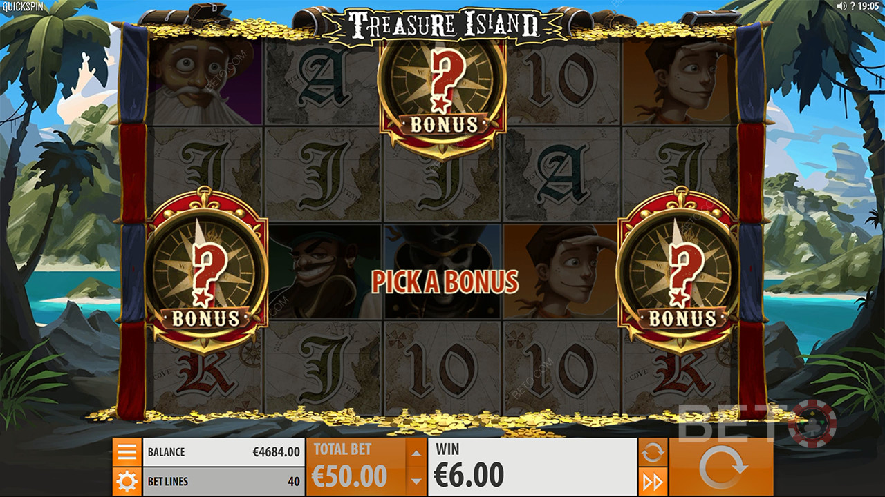 Treasure Island Anmeldelse av BETO Slots