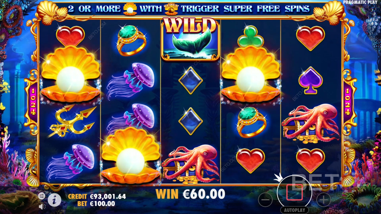 Queen of Atlantis Anmeldelse av BETO Slots