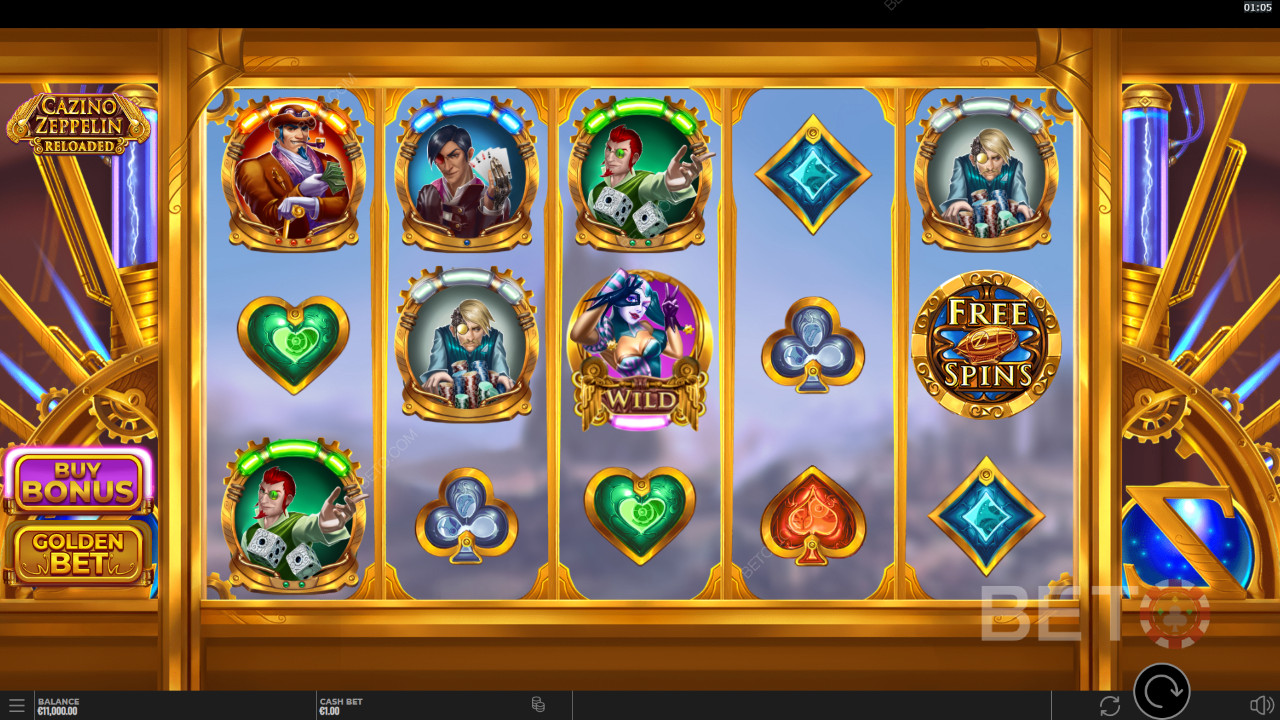 Cazino Zeppelin Reloaded Anmeldelse av BETO Slots