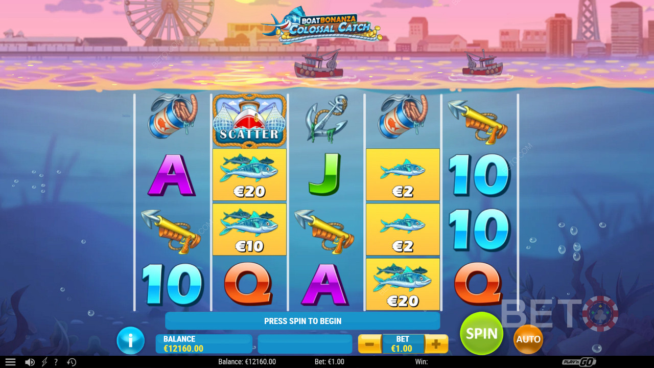Boat Bonanza Colossal Catch  Spill Gratis