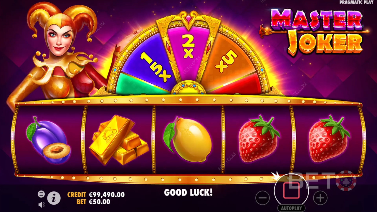 Bonusfunksjoner forklart i Master Joker av Pragmatic Play
