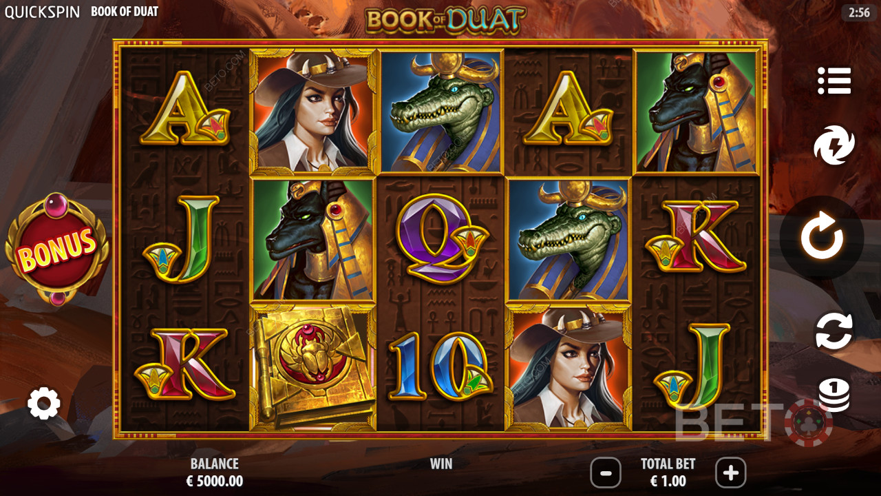 Book of Duat Anmeldelse av BETO Slots