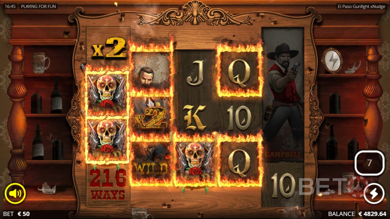 El Paso Gunfight Anmeldelse av BETO Slots